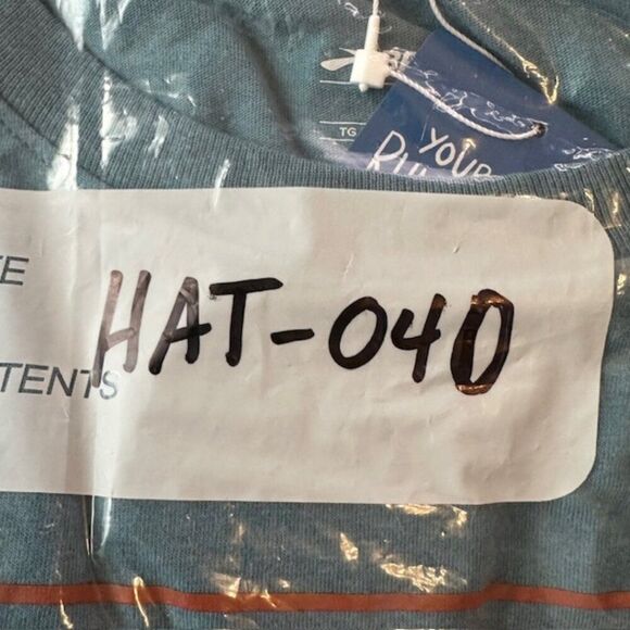 Brooks Distance LS Tee 2.0 Heather Slate Blue/Gradient Stripe (NWT) Size XL - Picture 8 of 8